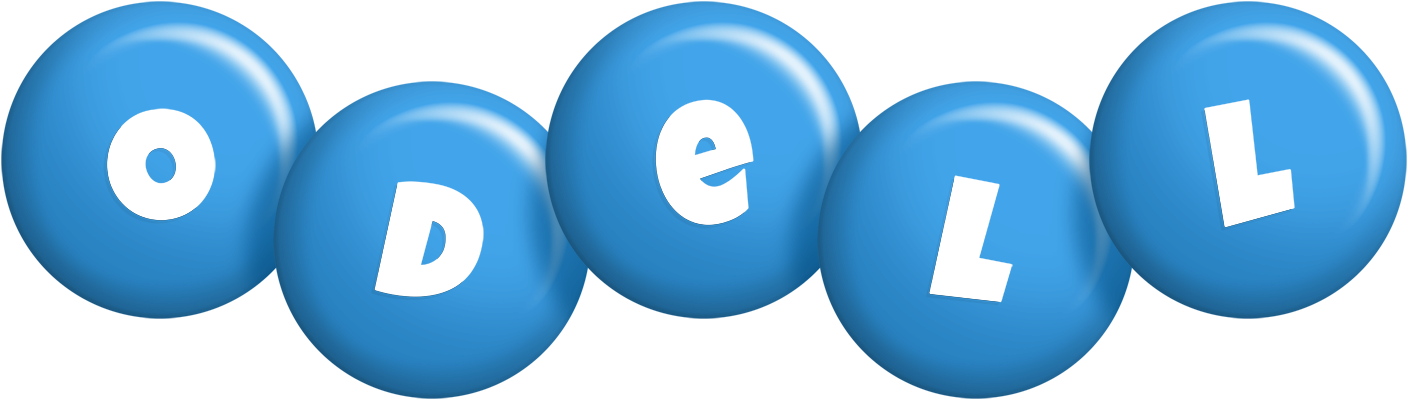 Odell candy-blue logo