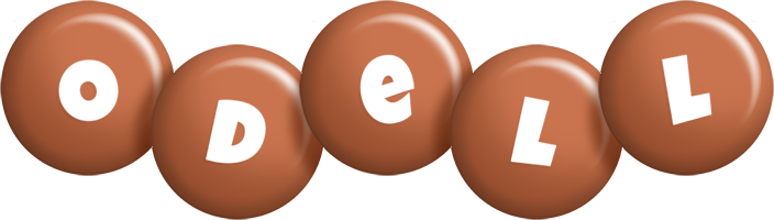 Odell candy-brown logo