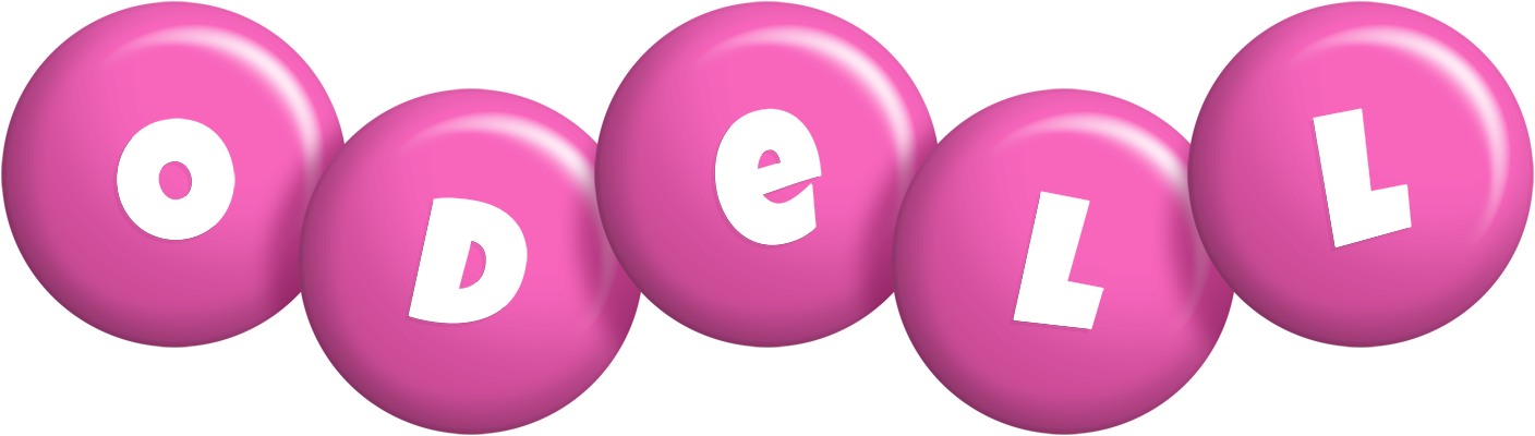 Odell candy-pink logo