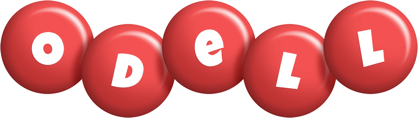 Odell candy-red logo