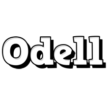 Odell snowing logo