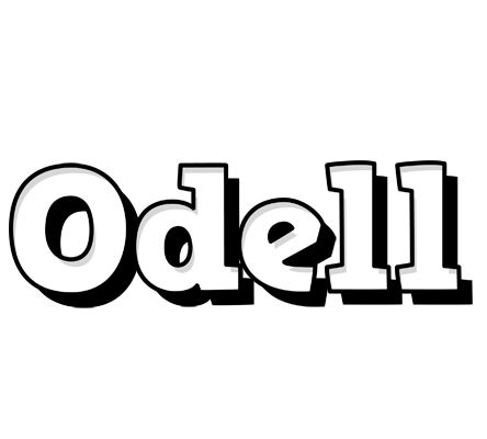 Odell snowing logo