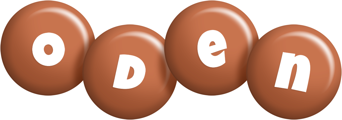 Oden candy-brown logo