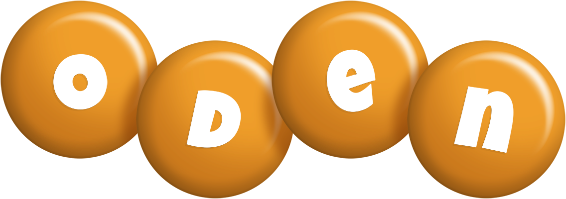 Oden candy-orange logo