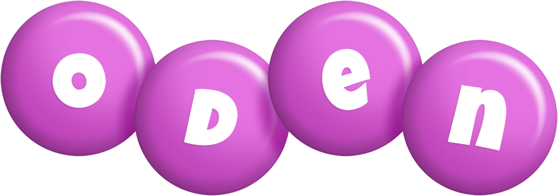 Oden candy-purple logo