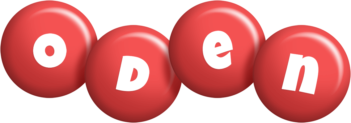 Oden candy-red logo