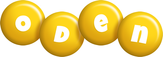 Oden candy-yellow logo