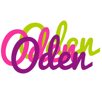 Oden flowers logo