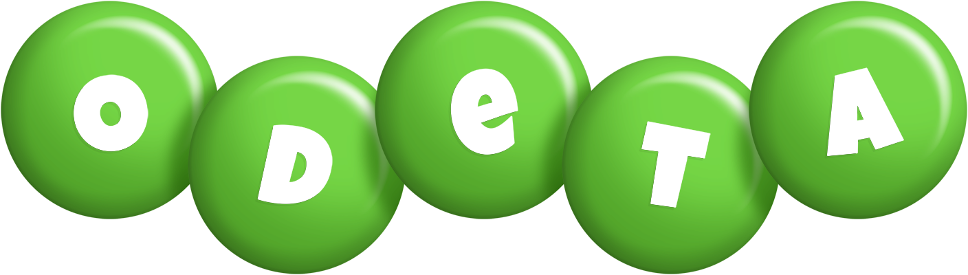 Odeta candy-green logo