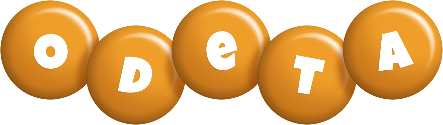 Odeta candy-orange logo