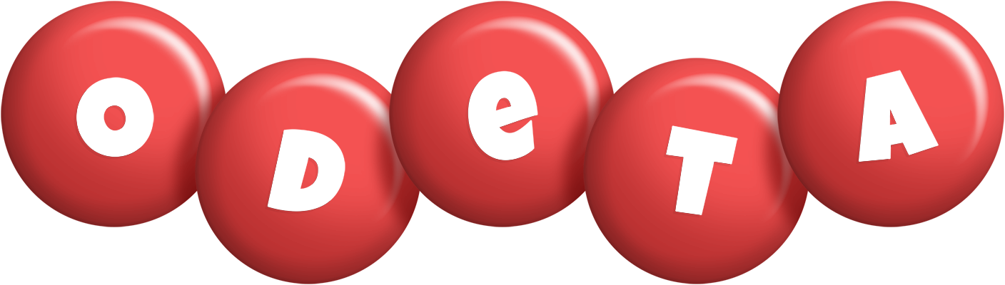 Odeta candy-red logo