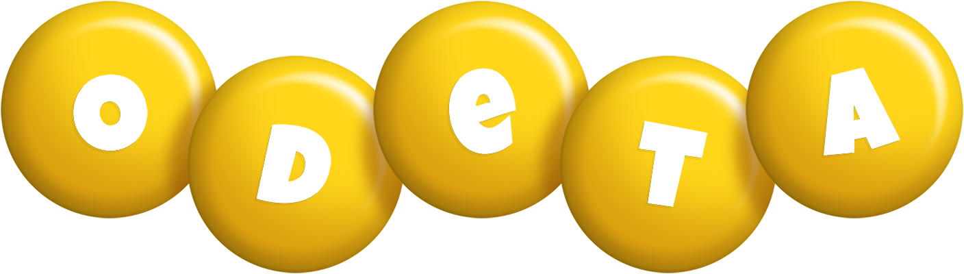 Odeta candy-yellow logo
