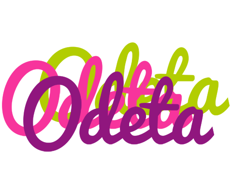 Odeta flowers logo