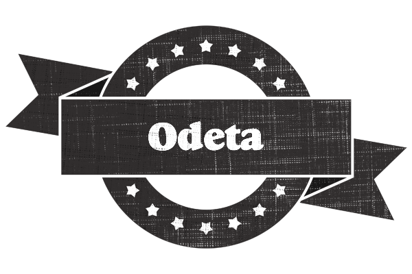 Odeta grunge logo