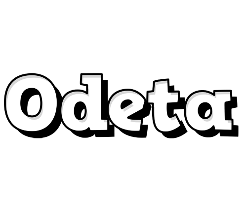 Odeta snowing logo