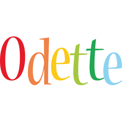 Odette birthday logo
