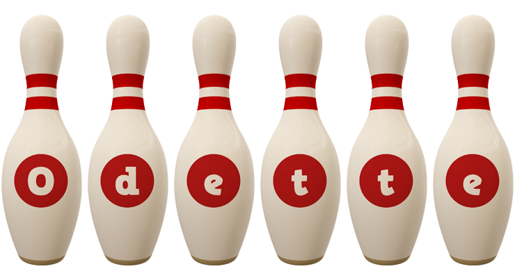 Odette bowling-pin logo