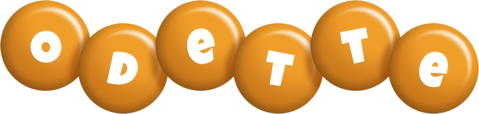 Odette candy-orange logo