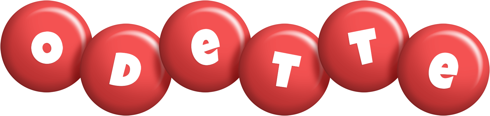 Odette candy-red logo