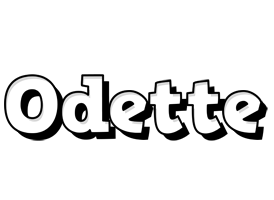 Odette snowing logo