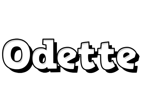 Odette snowing logo
