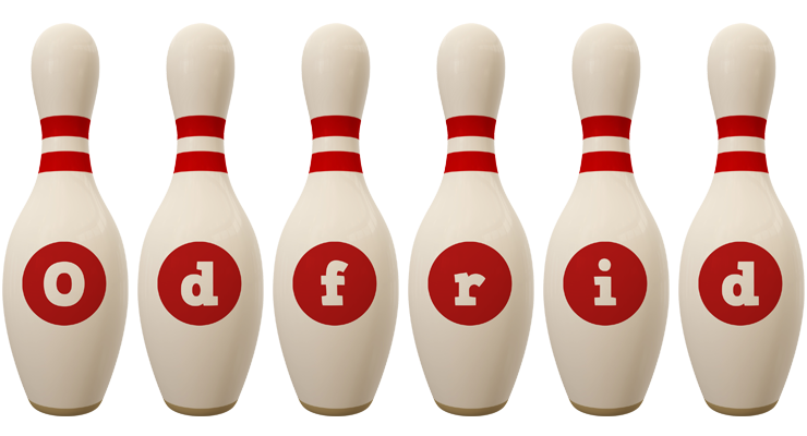 Odfrid bowling-pin logo