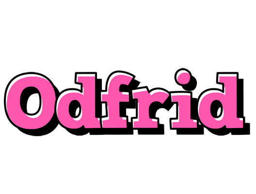 Odfrid girlish logo