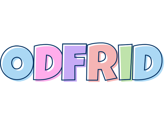 Odfrid pastel logo