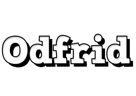 Odfrid snowing logo