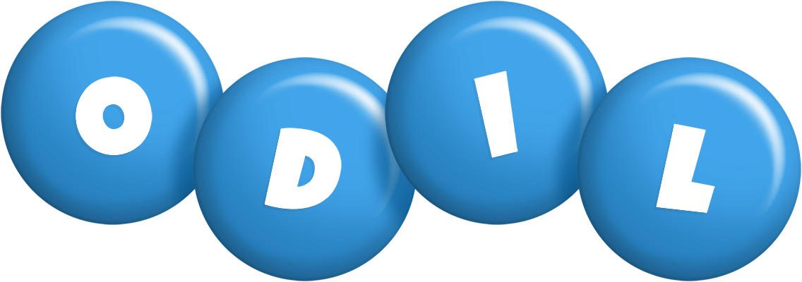 Odil candy-blue logo