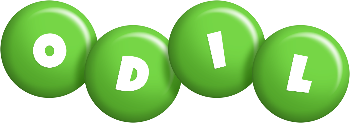Odil candy-green logo