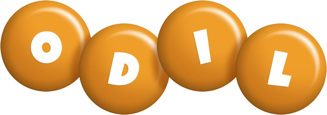 Odil candy-orange logo