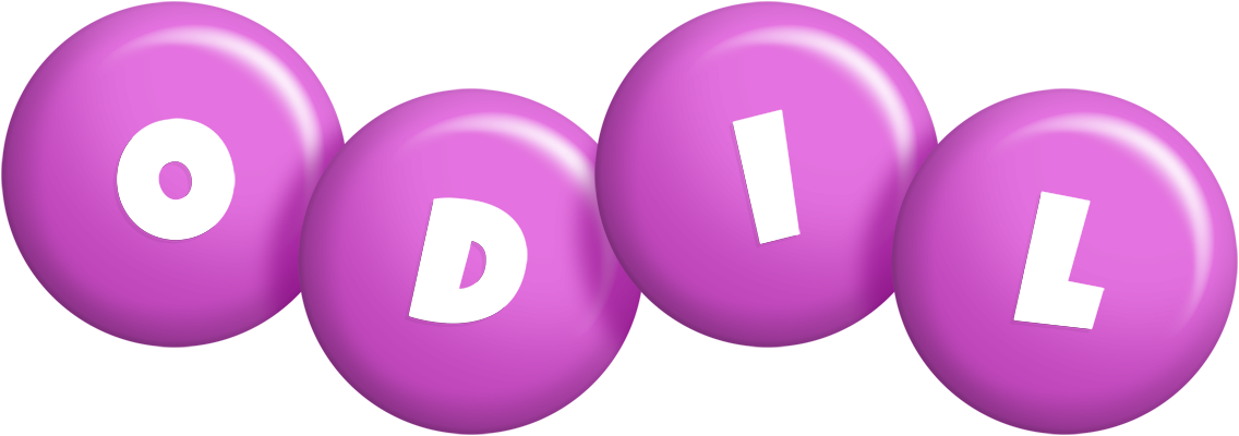 Odil candy-purple logo