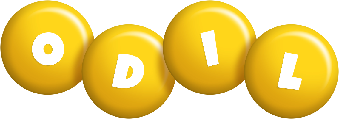 Odil candy-yellow logo