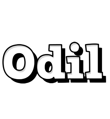 Odil snowing logo