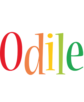 Odile birthday logo