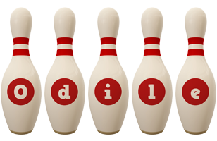 Odile bowling-pin logo