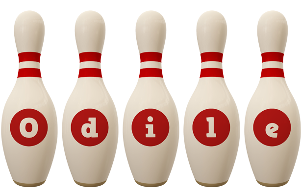 Odile bowling-pin logo