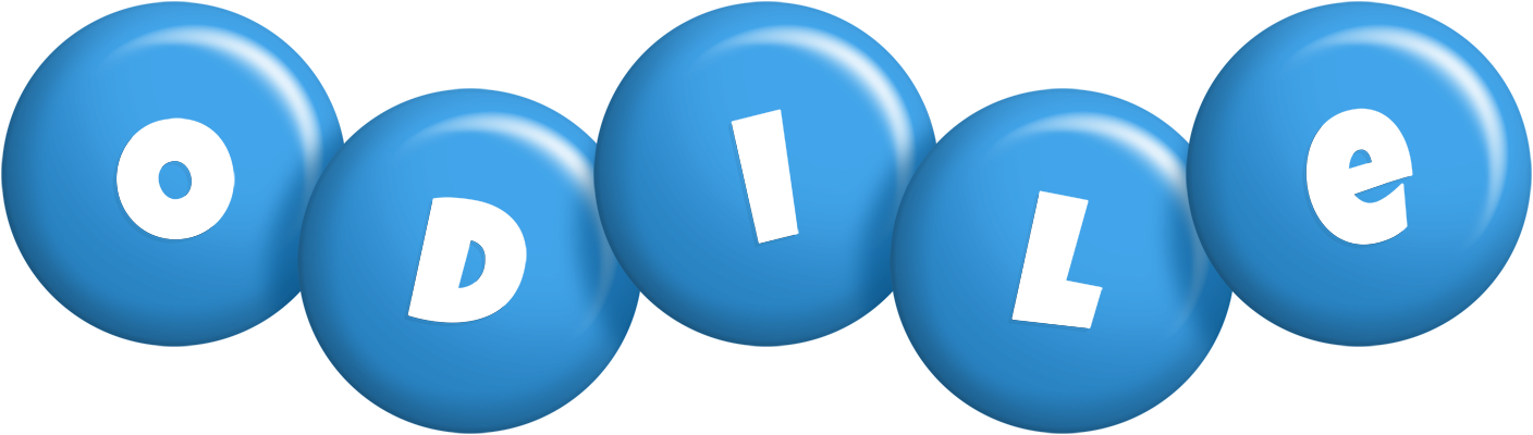 Odile candy-blue logo