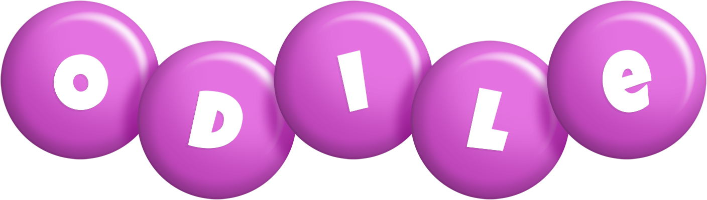 Odile candy-purple logo
