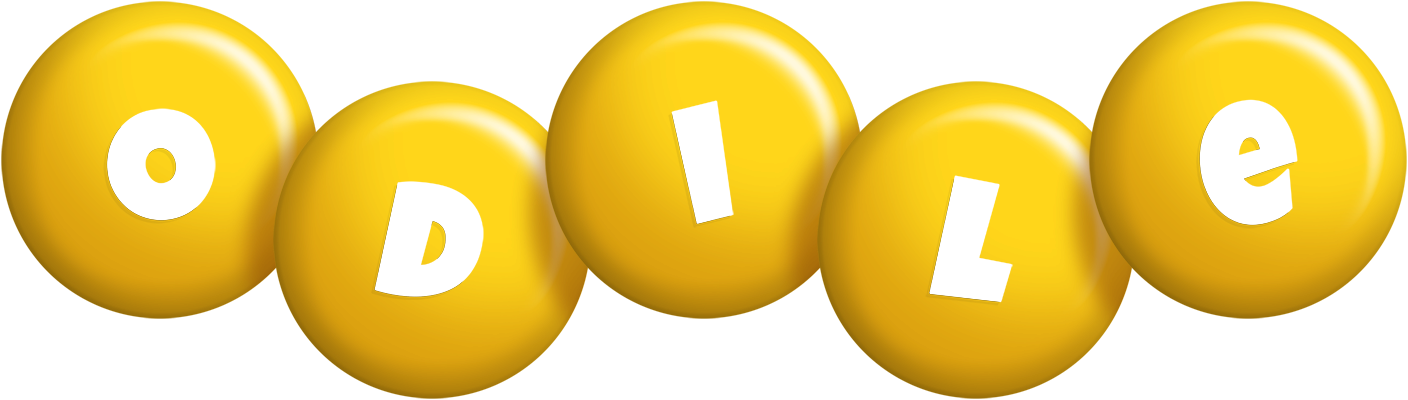 Odile candy-yellow logo