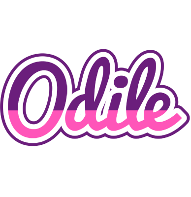 Odile cheerful logo