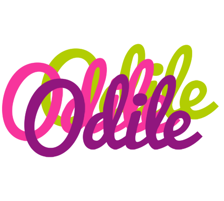 Odile flowers logo