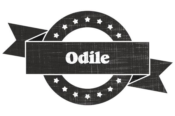 Odile grunge logo