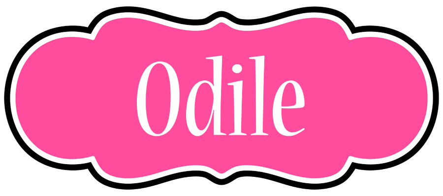 Odile invitation logo
