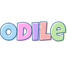 Odile pastel logo