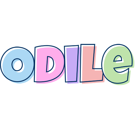 Odile pastel logo