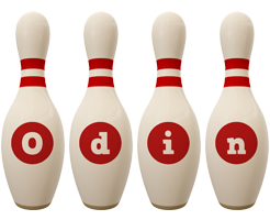 Odin bowling-pin logo