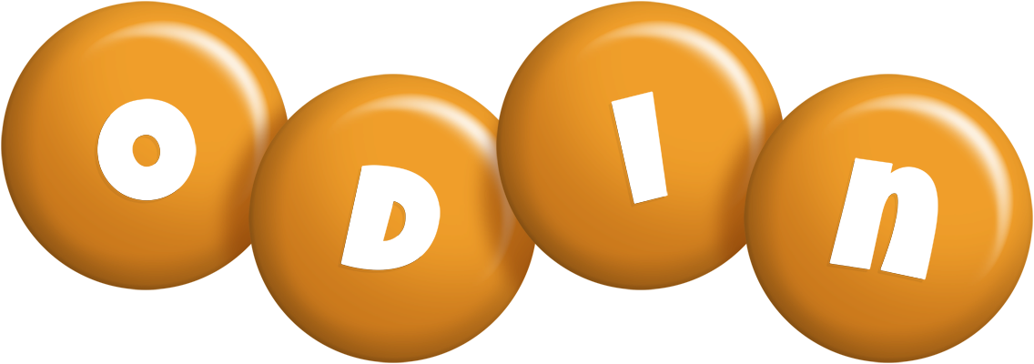 Odin candy-orange logo