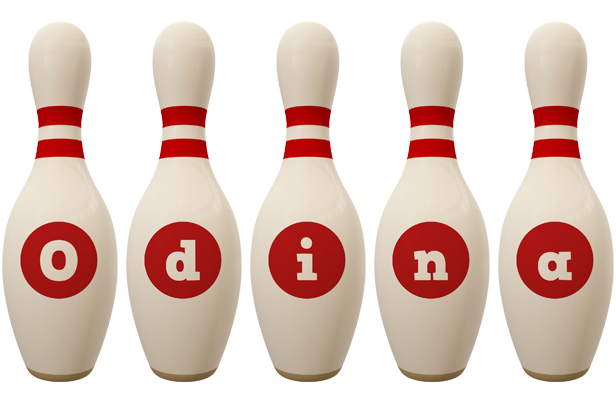 Odina bowling-pin logo